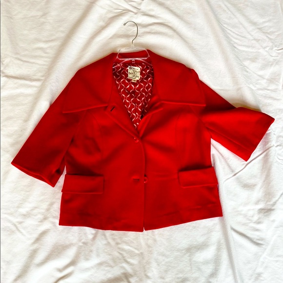 Red Tulle Jacket - Picture 1 of 3